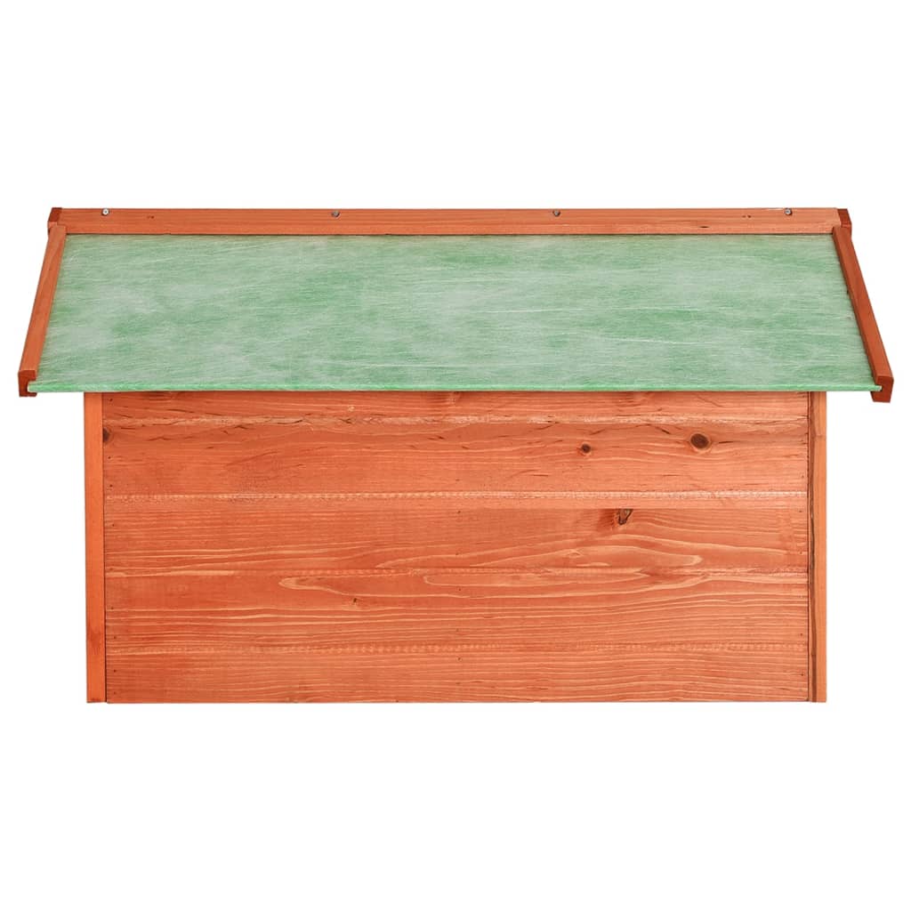 vidaXL Lawnmower Shed Automower Cover Patio Robot Mower Shelter Solid Firwood