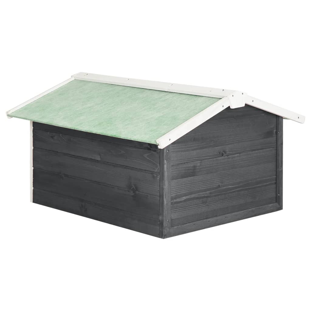 vidaXL Lawnmower Shed Automower Cover Patio Robot Mower Shelter Solid Firwood