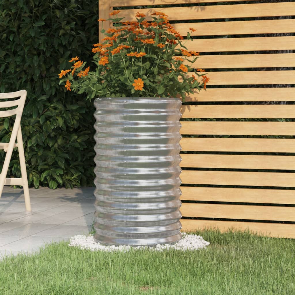 vidaXL Garden Planter Powder-coated Steel Raised Garden Bed Multi Colors/Sizes