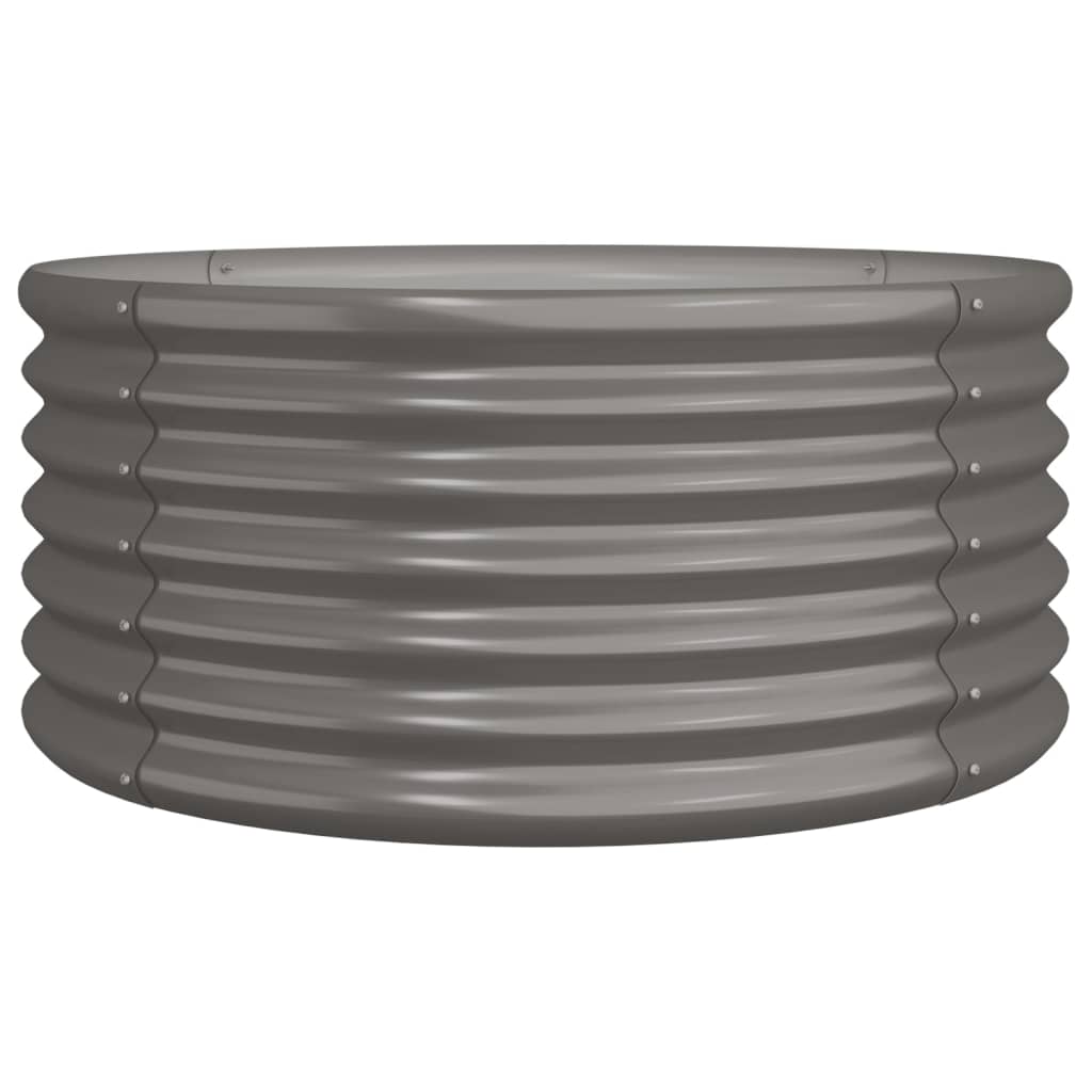 vidaXL Garden Planter Powder-coated Steel Raised Garden Bed Multi Colors/Sizes