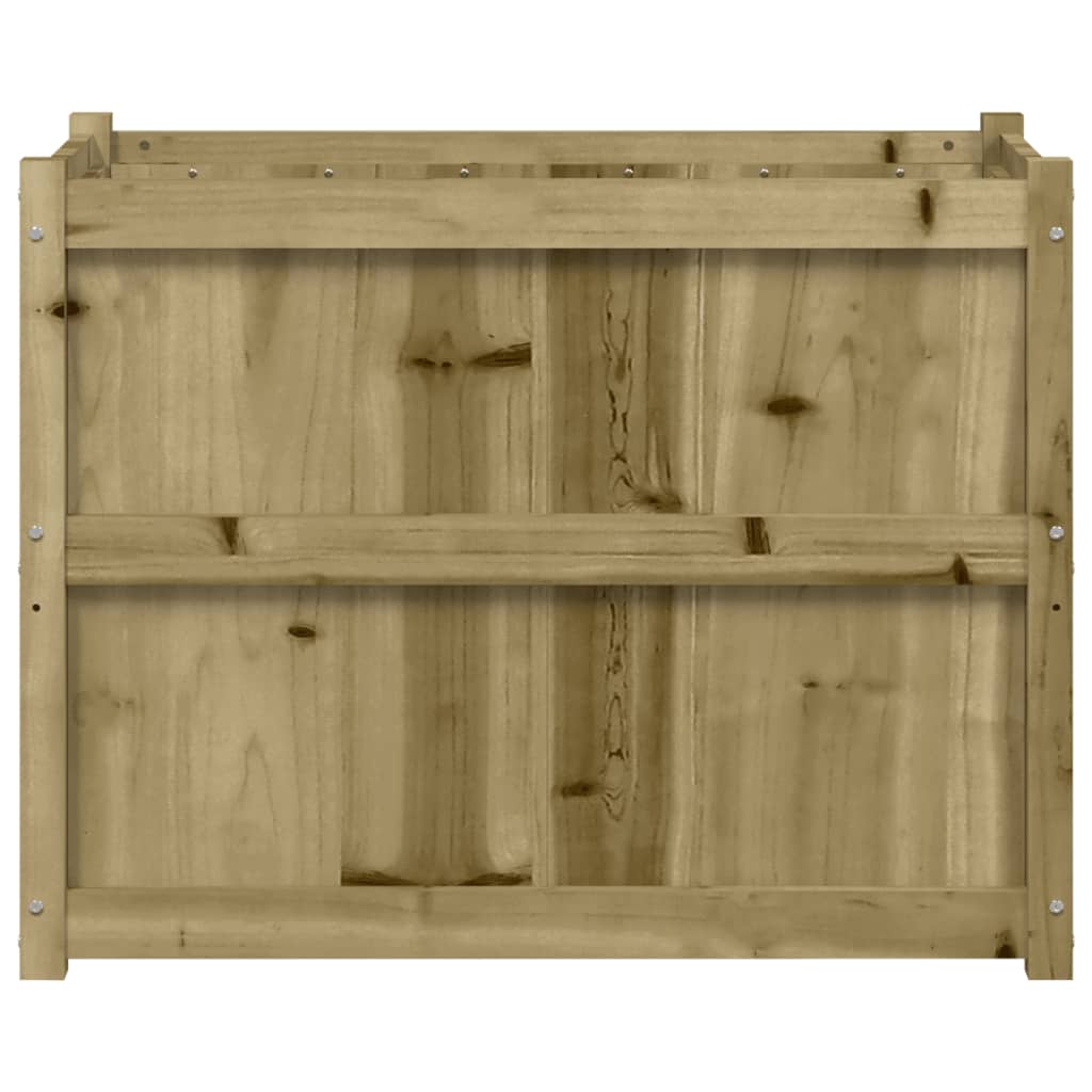 vidaXL Garden Planter Decorative Outdoor Plant Pot Flower Box Solid Wood Pine