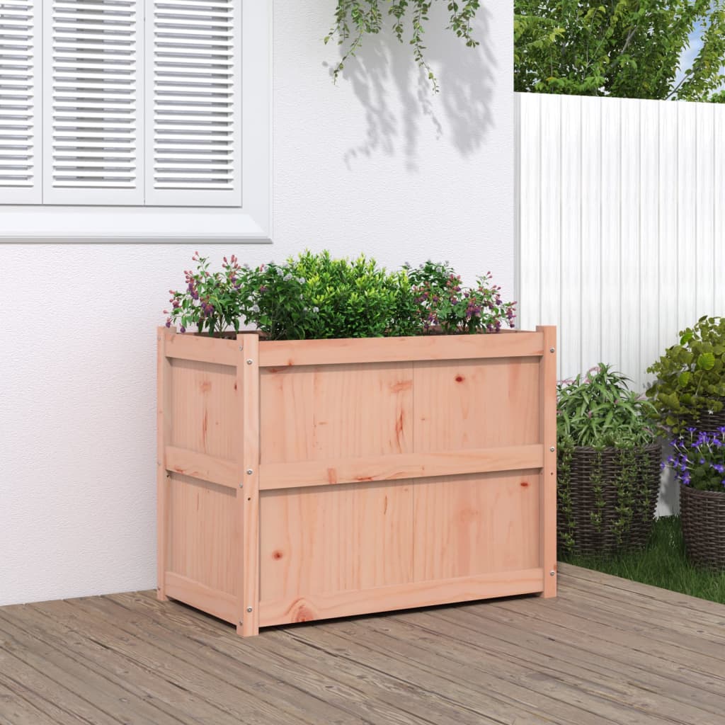 vidaXL Garden Planter Decorative Outdoor Plant Pot Flower Box Solid Wood Pine